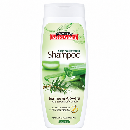 SAEED GHANI TEA TREE &  ALOEVERA SHAMPOO 200 ML