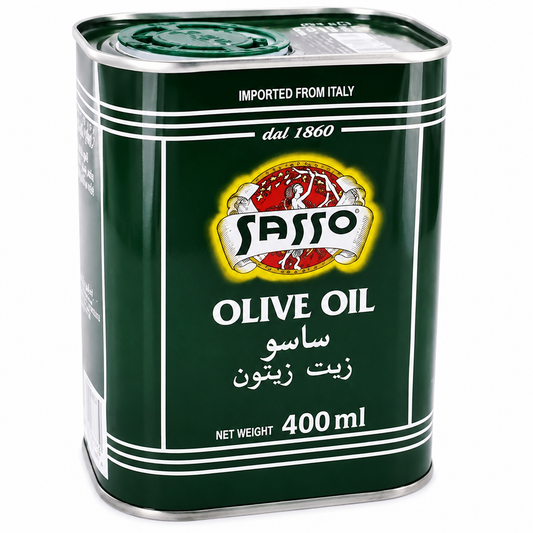 SASSO OLIVE OIL TIN 400 ML
