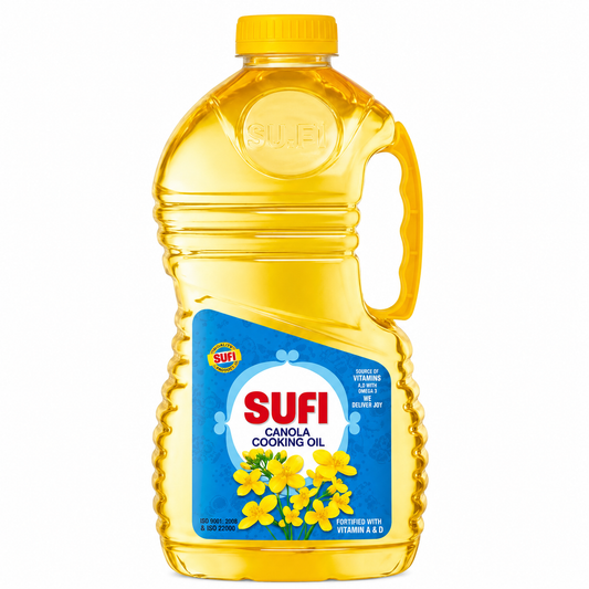 SUFI REFINED CANOLA COOKING OIL 3 LITERS
