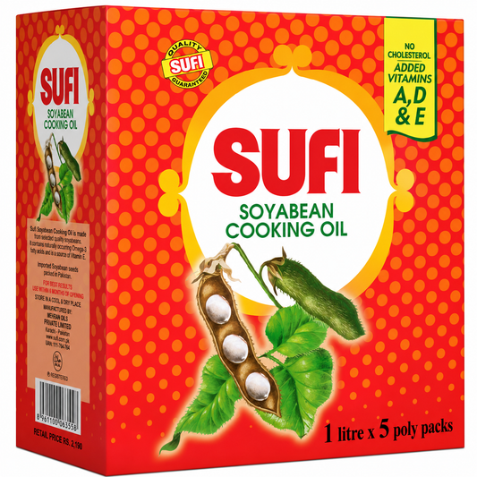 SUFI REFINED SOYABEAN COOKING OIL 5 LITRE