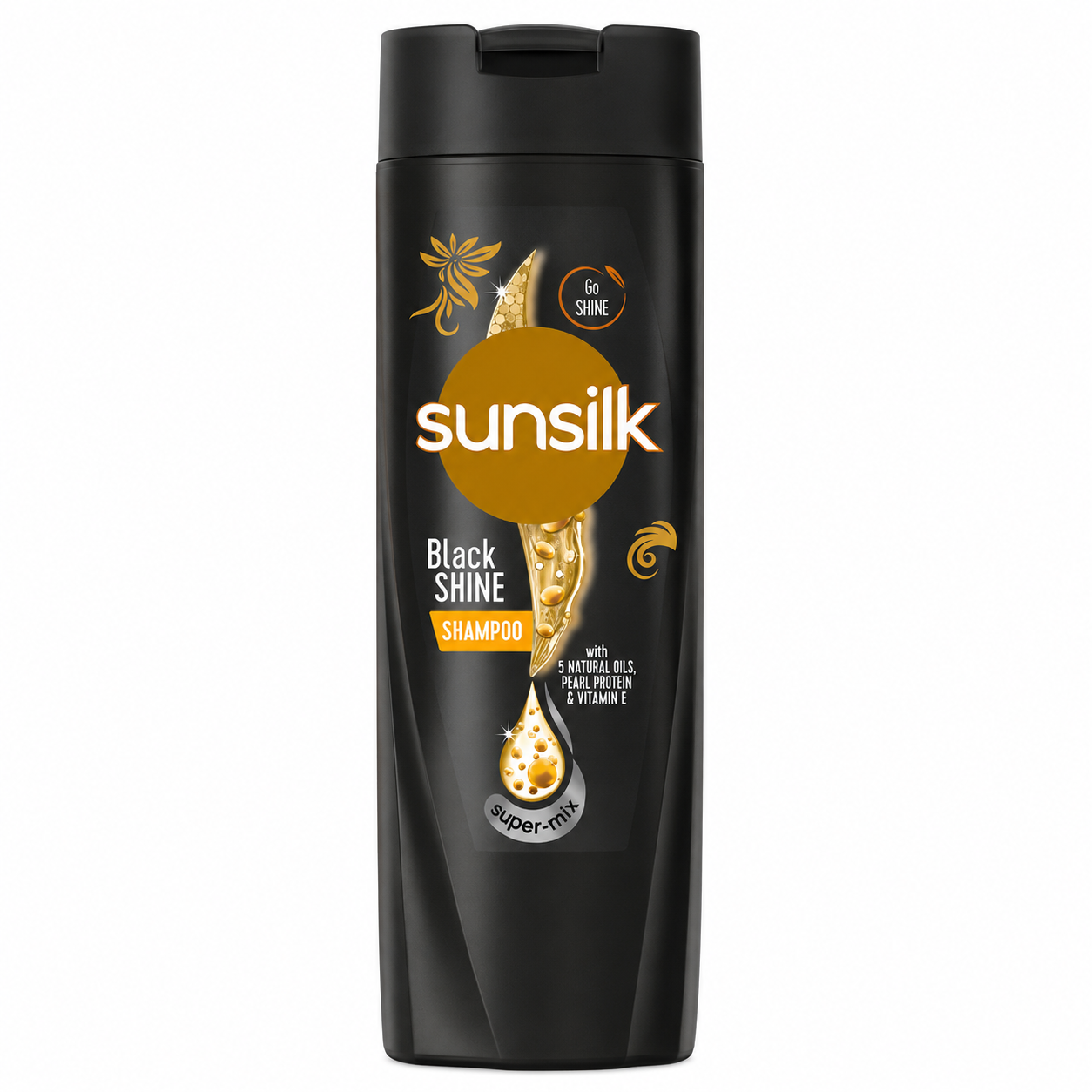 SUN SILK BLACK SHINE SHAMPOO 185 ML