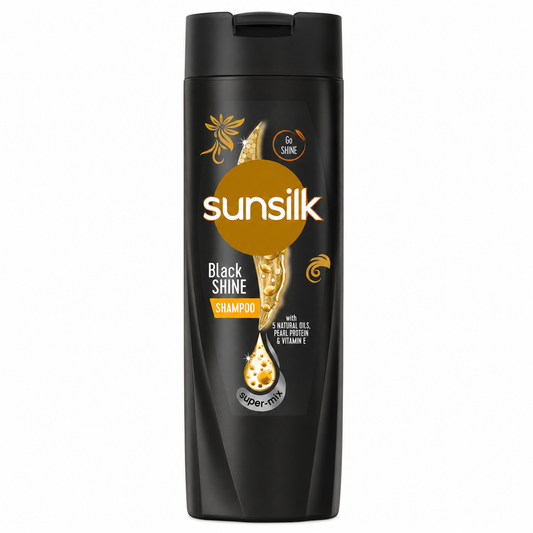SUN SILK BLACK SHINE SHAMPOO 185 ML