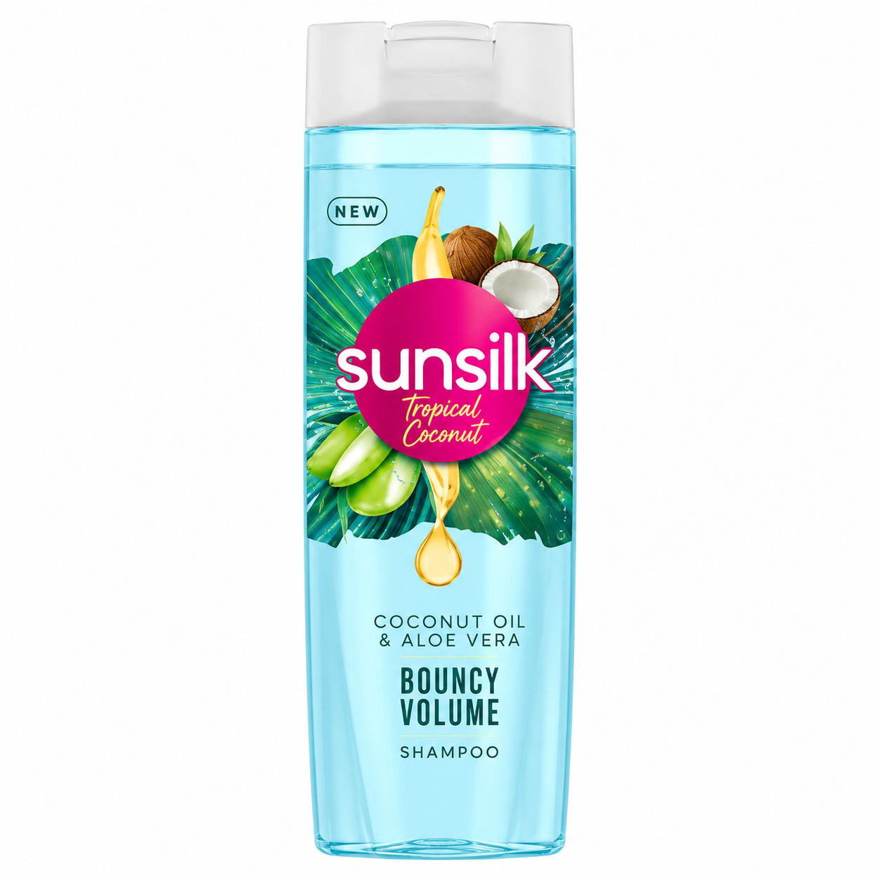 SUNSILK COCONUT OIL & ALOEVERA SHAMPOO 195 ML