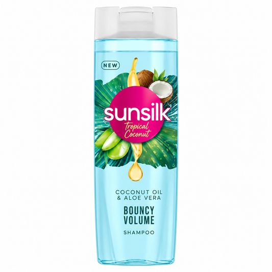 SUNSILK COCONUT OIL & ALOE VERA SHAMPOO 380 ML