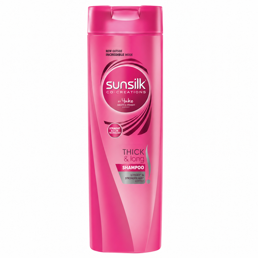 SUNSILK  THICK  &  LONG SHAMPOO 360 ML
