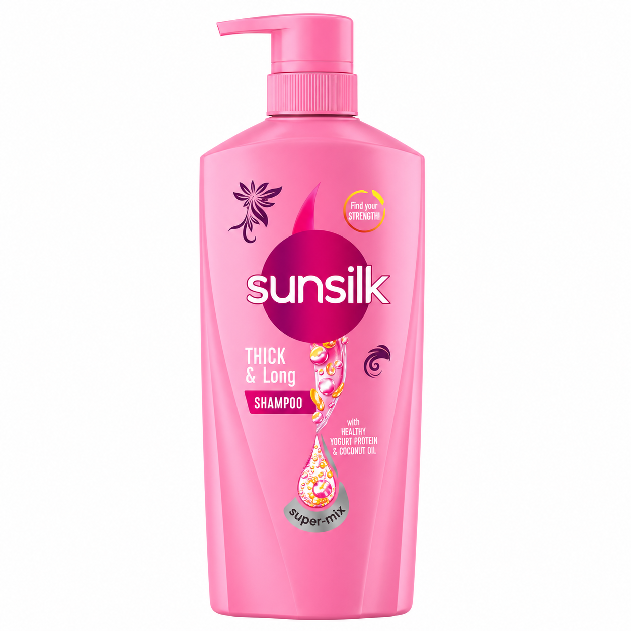 SUNSILK TIHICK & LONG SHAMPOO 660 ML PUMP