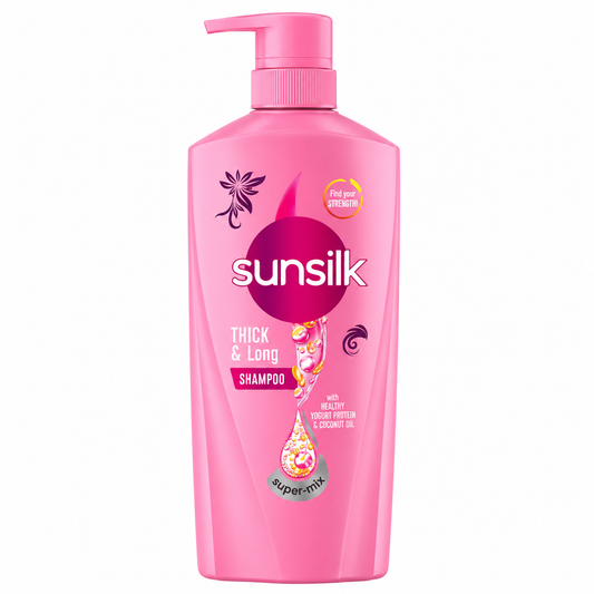 SUNSILK TIHICK & LONG SHAMPOO 660 ML PUMP