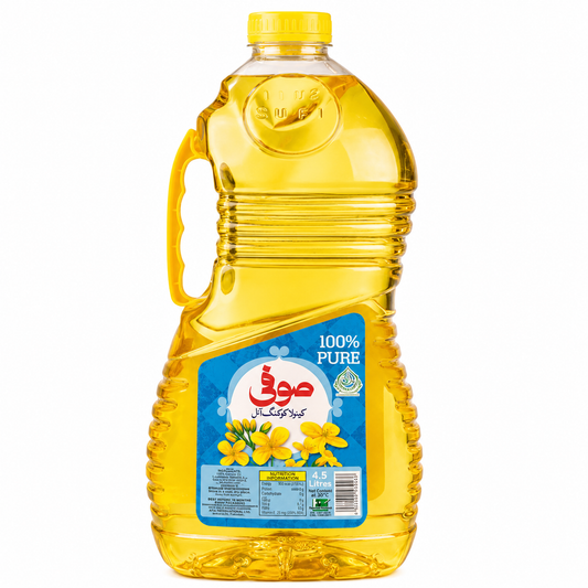 SUFI REFINED CANOLA COOKING OIL 4.5 LITER