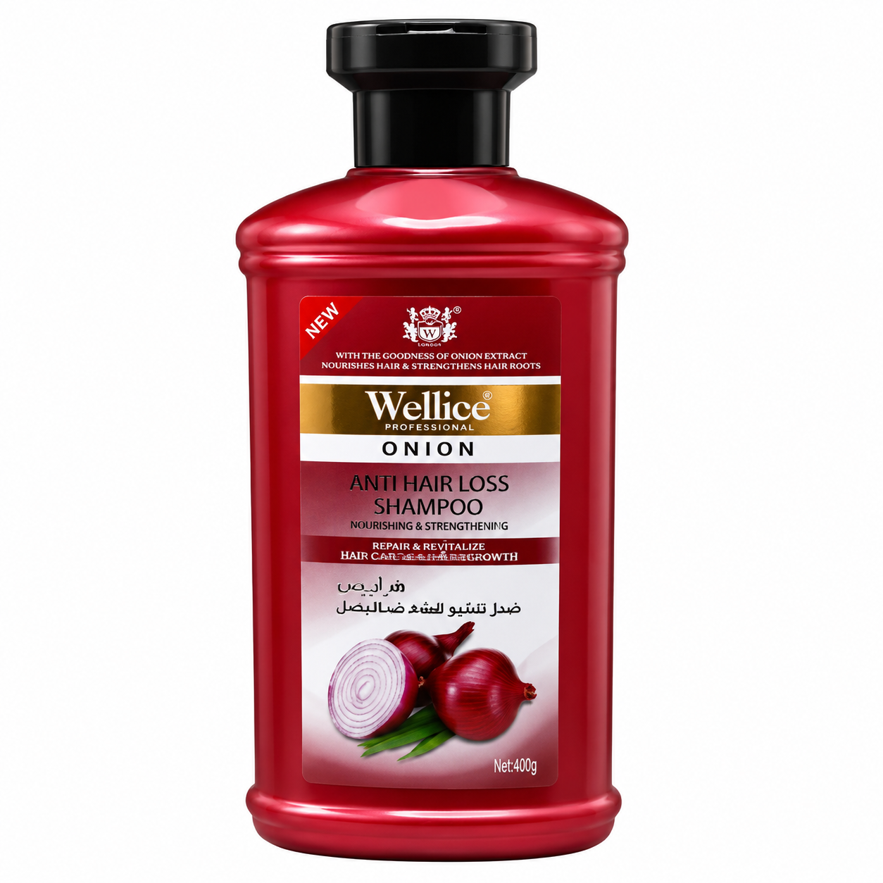 WELLICE ONION ANTI HAIR LOSS SHAMPOO400G