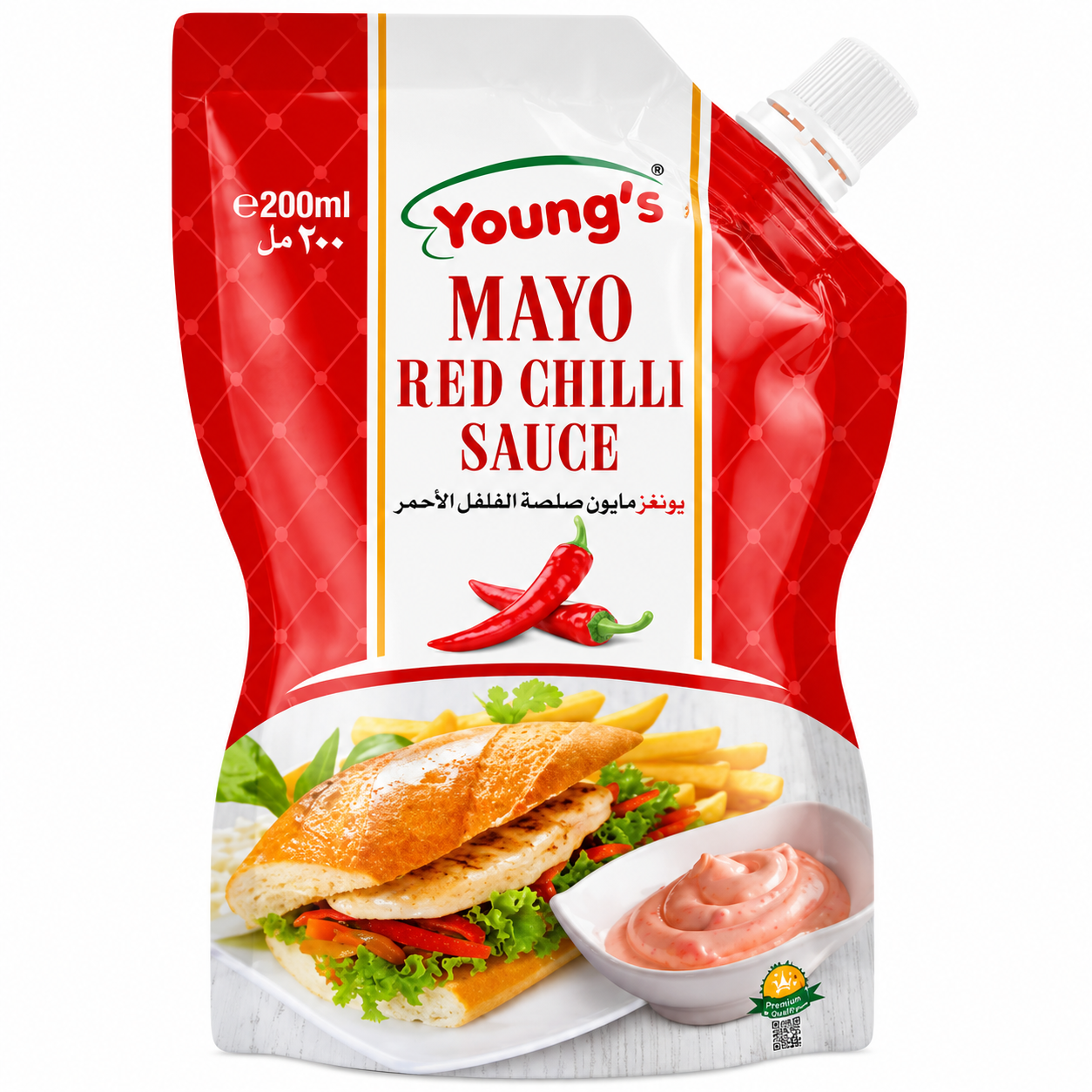 YOUNG-S MAYO RED CHILLI 200  ML