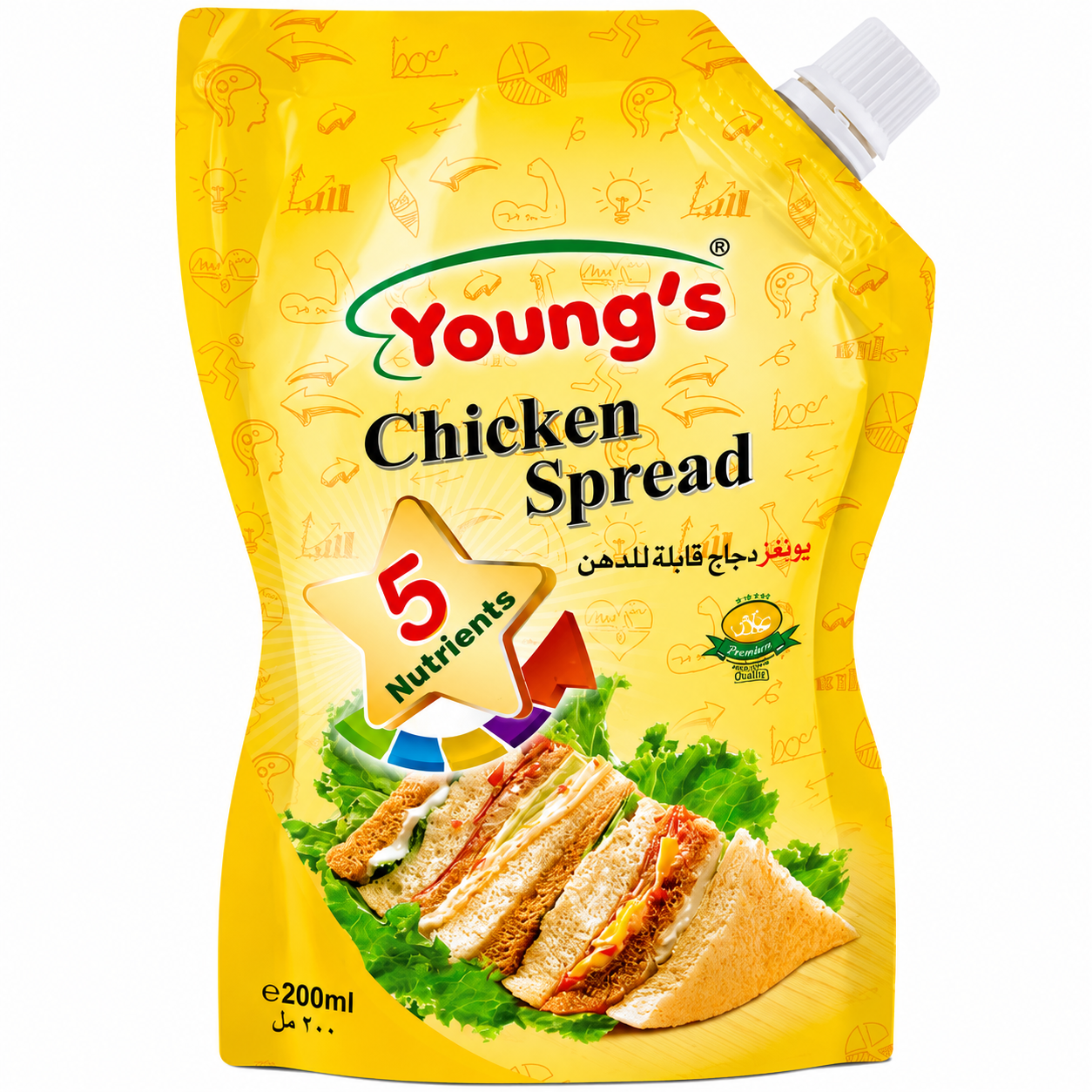 YOUNGS CHICKEN SPREAD 200 ML