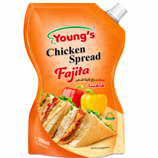YOUNGS CHICKEN SPREAD FAJITA  200 ML