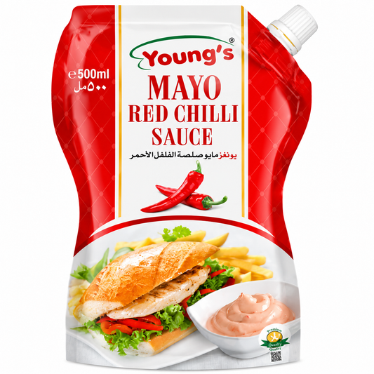 YOUNGS MAYO RED CHILLI SOUCE 500 ML
