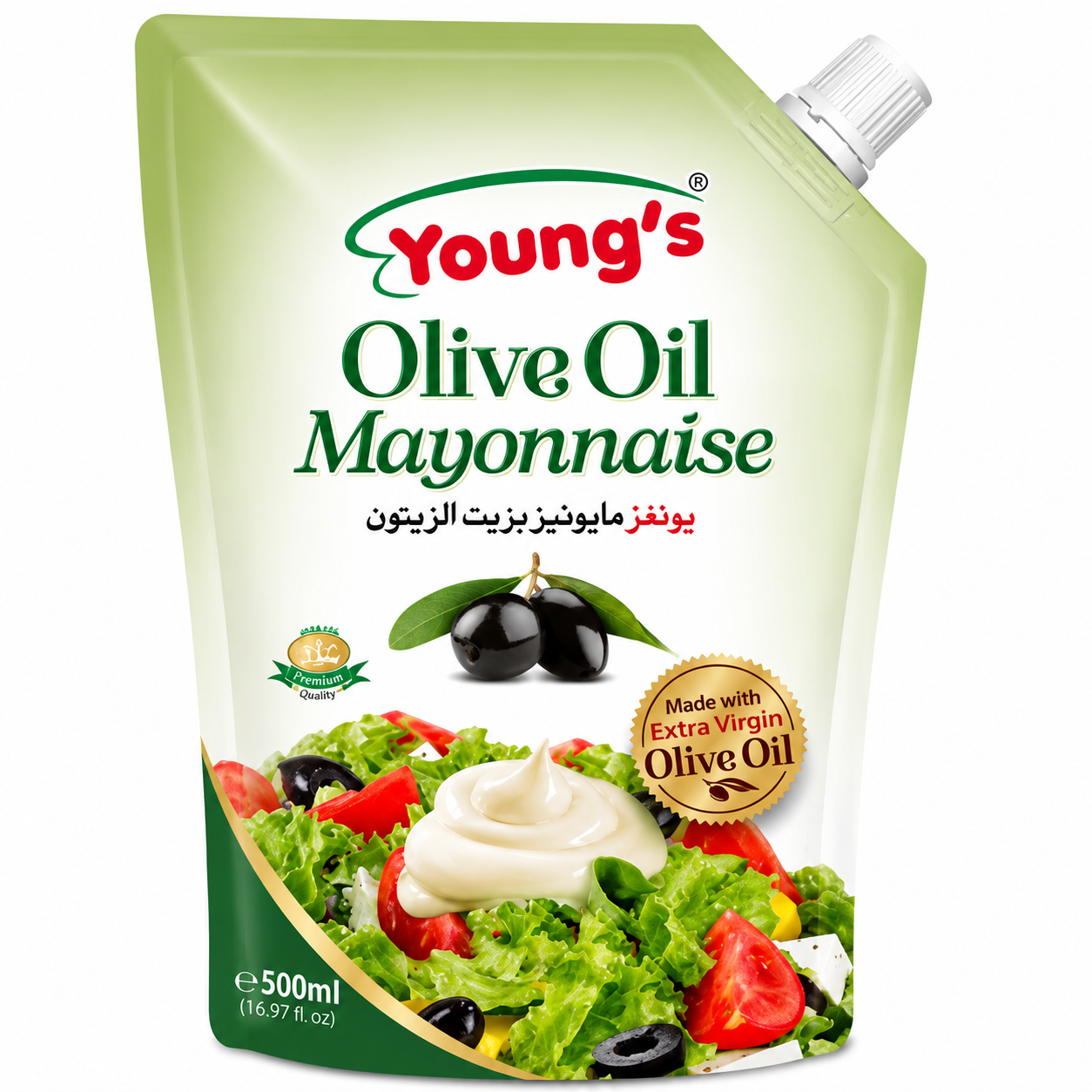 YOUNGS OLIVE OIL MAYONNAISE 500 ML