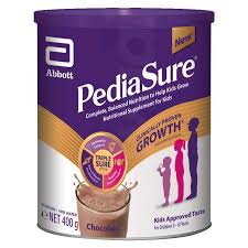 ABBOTT  PEDIA SURE  CHOCOLATE FLAVOURED 400 GM FOR CHILDERN 3YEARS &ABOVE