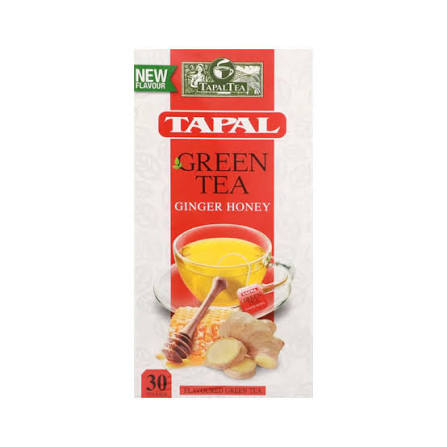 TAPAL GREEN 30 TEA BAGS  GINGER HONEY 45 GM