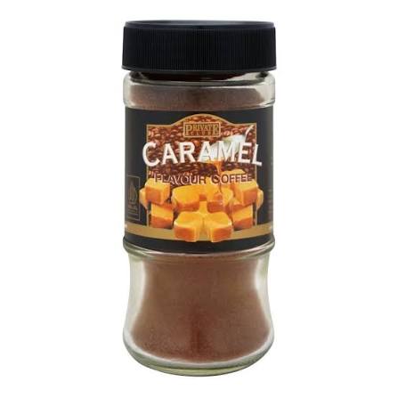 PRIVATE CLUB CARAMEL FLAVOURED COFFE 50 GM